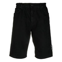 Off-White Men's SS21 Logo JeansShorts Black OMYC005S21DEN0011001