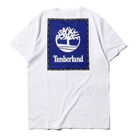 Men's Timberland SS20 Logo Printing Short Sleeve White A22RP100