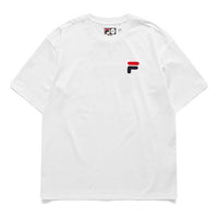 Fila FUSION Casual Sports Round Neck Short Sleeve Unisex White T11U126110F-WT