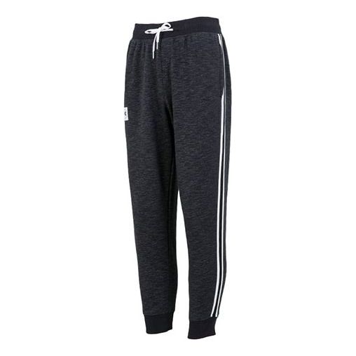Under Armour Essential Fleece Heritage Joggers 'Black White' 1373817-001