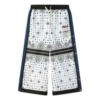(WMNS) FILA Printing Woven Trousers White F11W123802F-WT