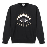 (WMNS) KENZO FW20 Eye Embroidered Fleece Lined Cotton Hoodie Black FA62SW8234XC-99