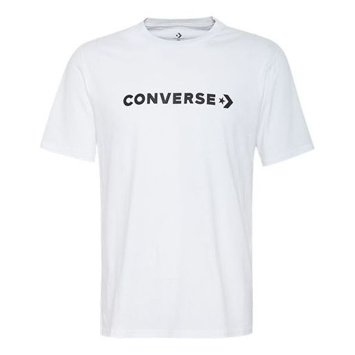 Converse Star Chevron Wordmark T-Shirt Asia Sizing 'White' 10017455-A02
