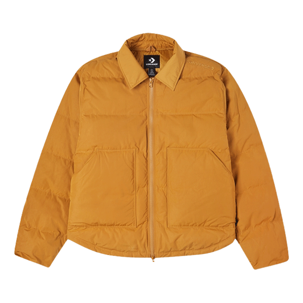 Converse Short Down Puffer Jacket Asia Sizing 'Wheat' 10021966-A05