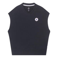 Converse Knitted V-neck Vest Asia Sizing 'Black' 10025908-A02