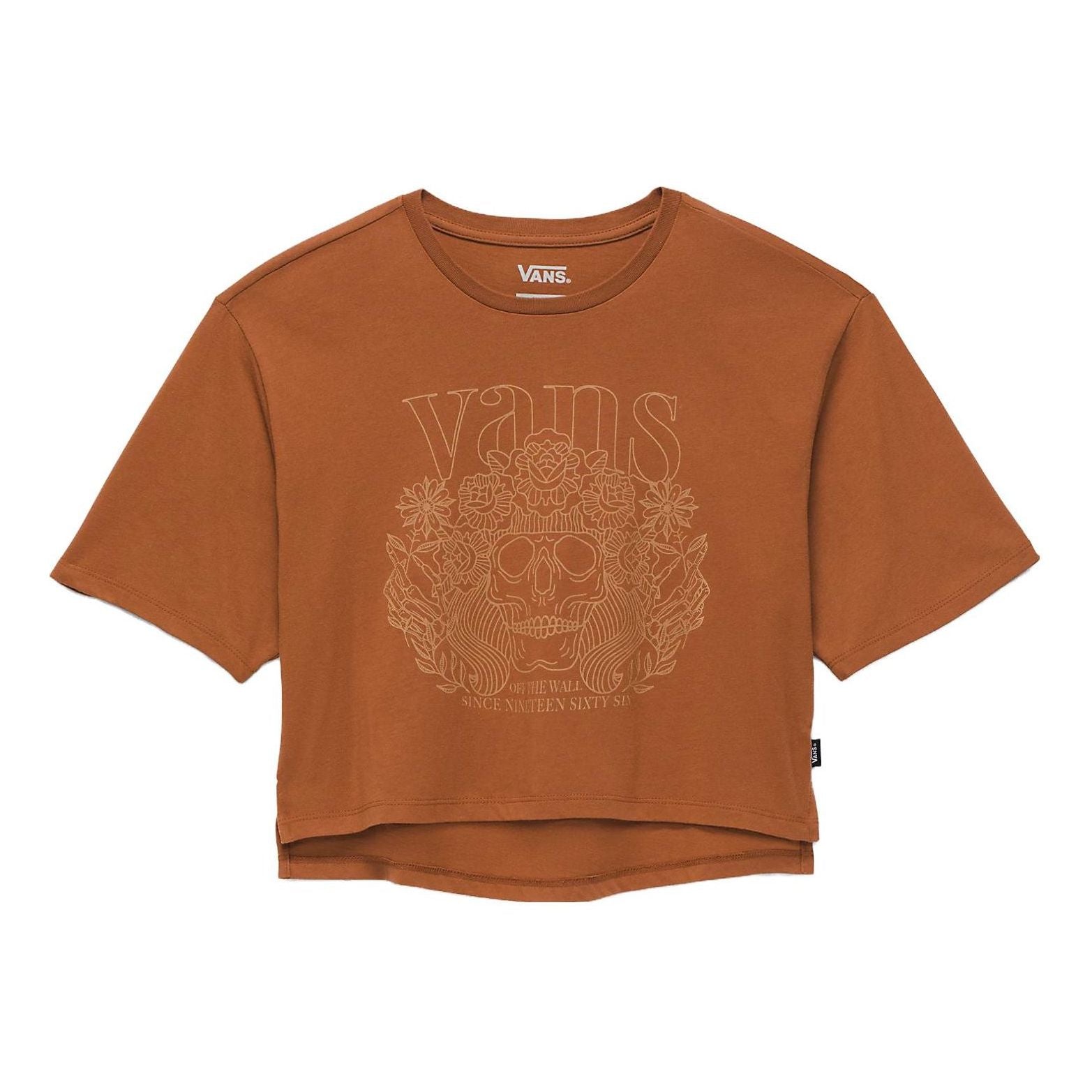 (WMNS) Vans Petal Pusher Crop Top T-shirt 'Orange' VN000K556KY
