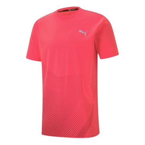 PUMA Running Training Short Sleeve Pink 518968-01
