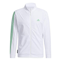 adidas Primeblue 3 Stripe Long Sleeve Jacket 'White' GV1183