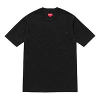 Supreme SS18 Pocket Tee Light Black Short Sleeve Unisex SUP-SS18-353