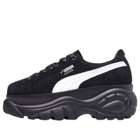 (WMNS) PUMA Buffalo x Suede Platform 'Black' 368499-02