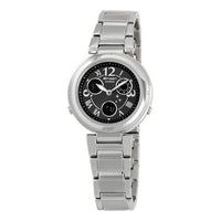 CASIO SHEEN Waterproof Stainless Steel Strap Black Watch Dial Black Analog SHN-6010D-1ADR