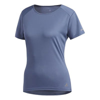 (WMNS) adidas Casual Breathable Gym Sports Short Sleeve Blue EI6501