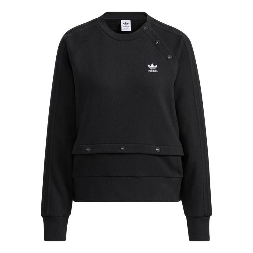 (WMNS) adidas Originals AO Crew Sweatshirt 'Black' HH9457