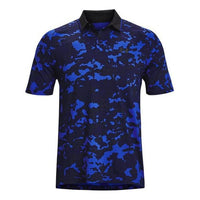 Under Armour Iso-Chill Charged Camo Polo Shirt 'Blue Black' 1373692-456