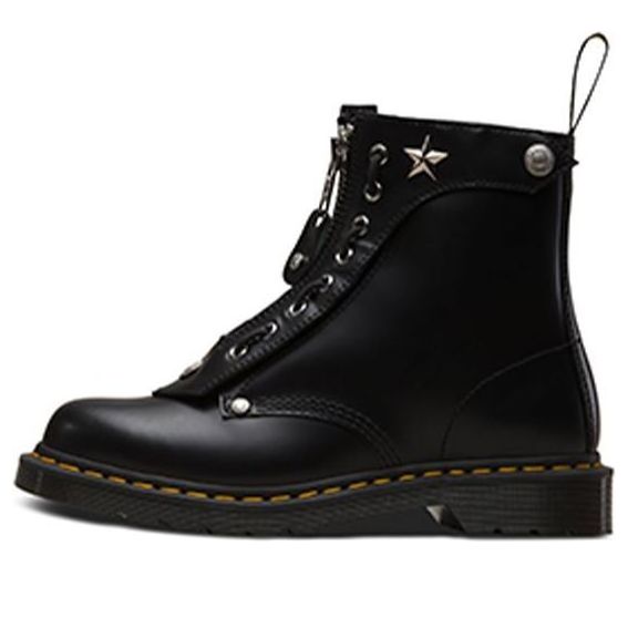 Schott NYC x Dr. Martens 1460 Leather Ankle 8-eye Boots Black 24716001