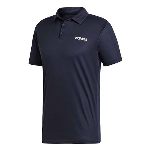 adidas Training Sports Short Sleeve POLO Navy Blue DU1252