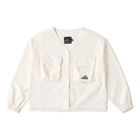 (WMNS) New Balance Casual Shirt Asia Sizing 'White' AWJ35018-SST