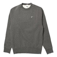Nike Lab Nrg Fleece Crew Round Neck Pullover Washed Gray DA2252-071