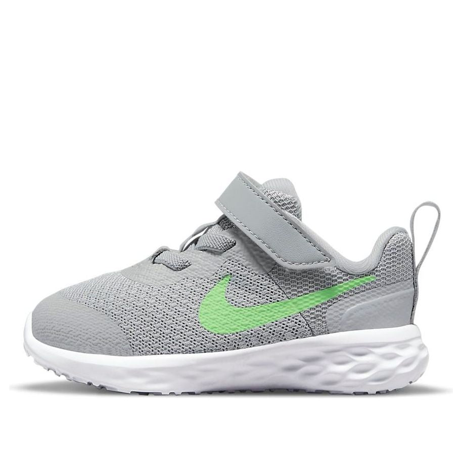 (TD) Nike Revolution 6 'Light Smoke Grey Green Strike' DD1094-009