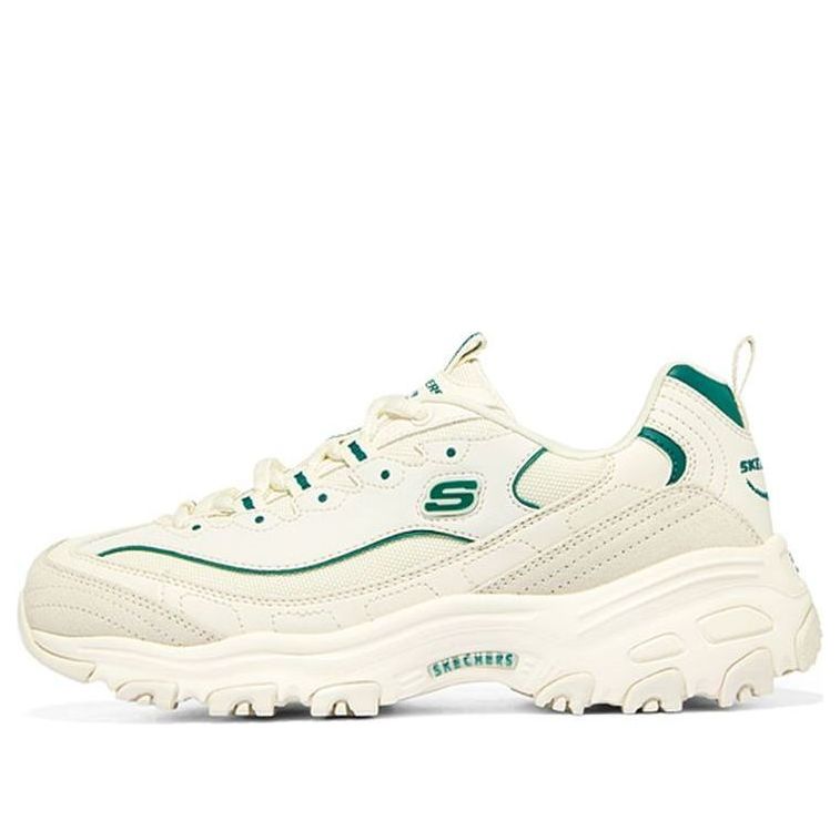(WMNS) Skechers D'Lites 'Green Creamwhite' 896108-NTGR
