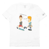 adidas originals Cartoon Casual Round Neck Short Sleeve White DU2858