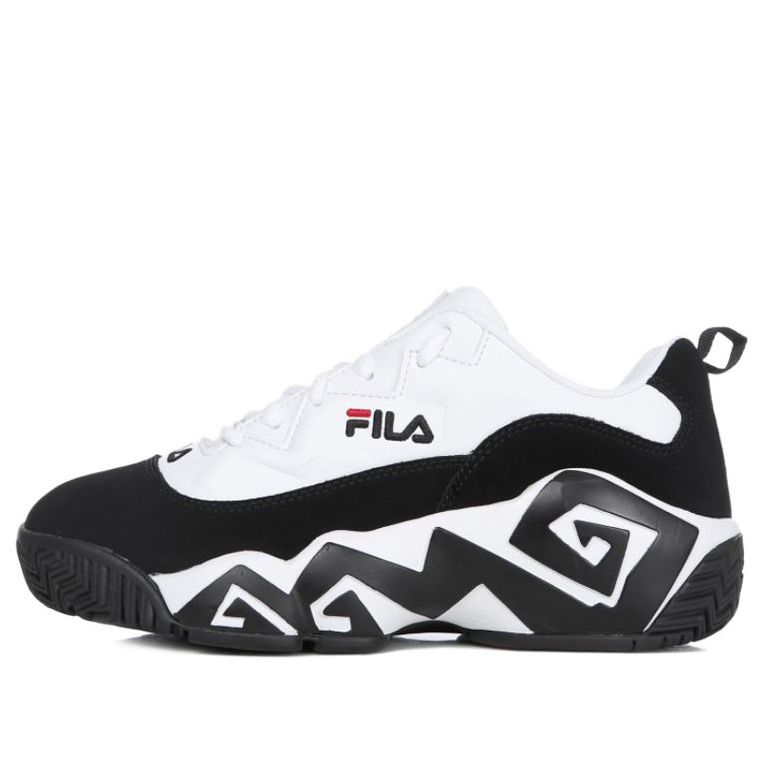 (WMNS) FILA MashBurn Series VNTG Chunky Sneakers White/Black FS1HTB3470X_WBK