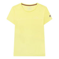 (WMNS) FILA Embroidered Short Sleeve Yellow T-Shirt F11W021108F-YE
