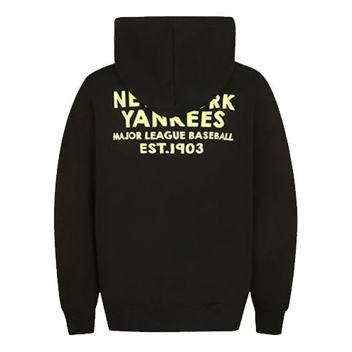 MLB hooded Loose Printing Athleisure Casual Sports Long Sleeves Unisex Black 31HD21011-50L