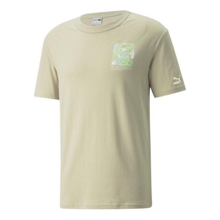 PUMA Classic Graphic Tee 'Beige' 536944-64