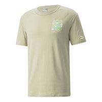PUMA Classic Graphic Tee 'Beige' 536944-64
