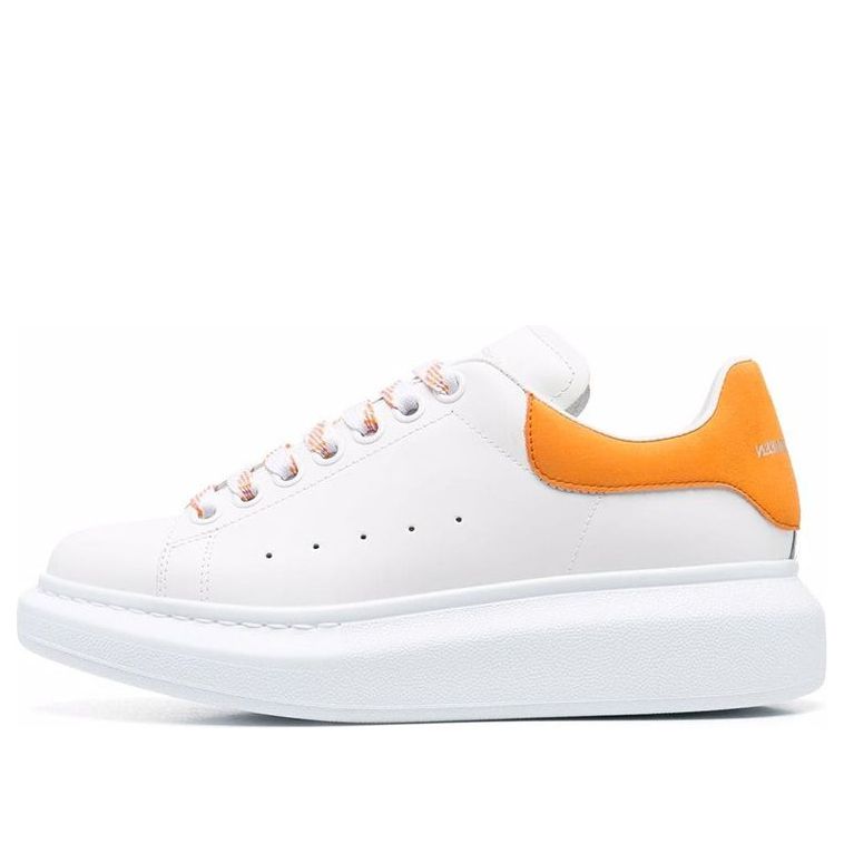 (WMNS) Alexander McQueen Oversized Sneaker 'Orange Suede' 553770WHGP79756
