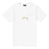 Stussy Unisex Smooth Stock Embroidery Logo White 1904268-02