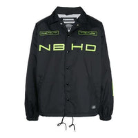 NEIGHBORHOOD Unisex Printing Jacket Black 192TSNHJKM09