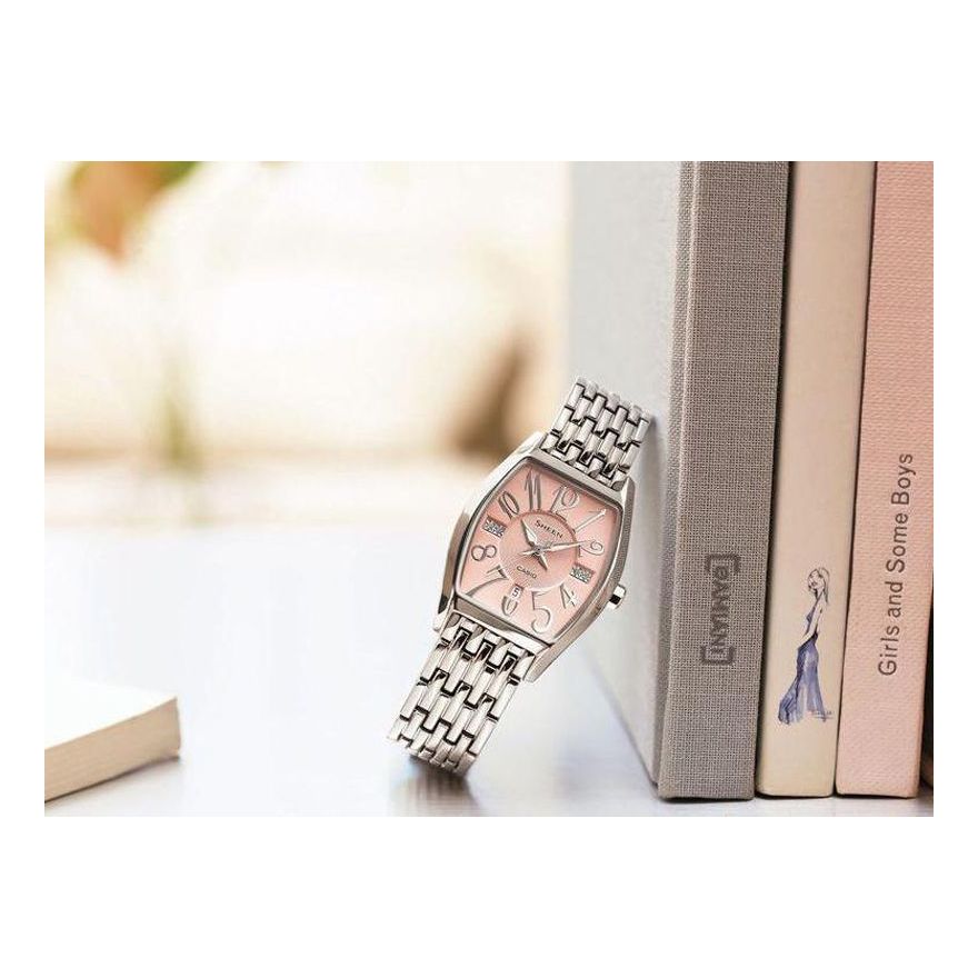 CASIO Waterproof Sports SHEEN Rose Gold Analog SHE-4027D-4A