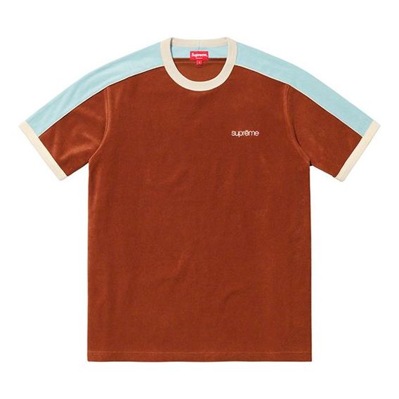 Supreme SS19 Shoulder Stripe Terry SS Top Tee SUP-SS19-10270