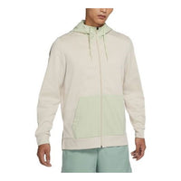 Men's Nike Dri-FIT Colorblock Zipper Knit Training Sports Jacket Light Olive Green DD1965-141