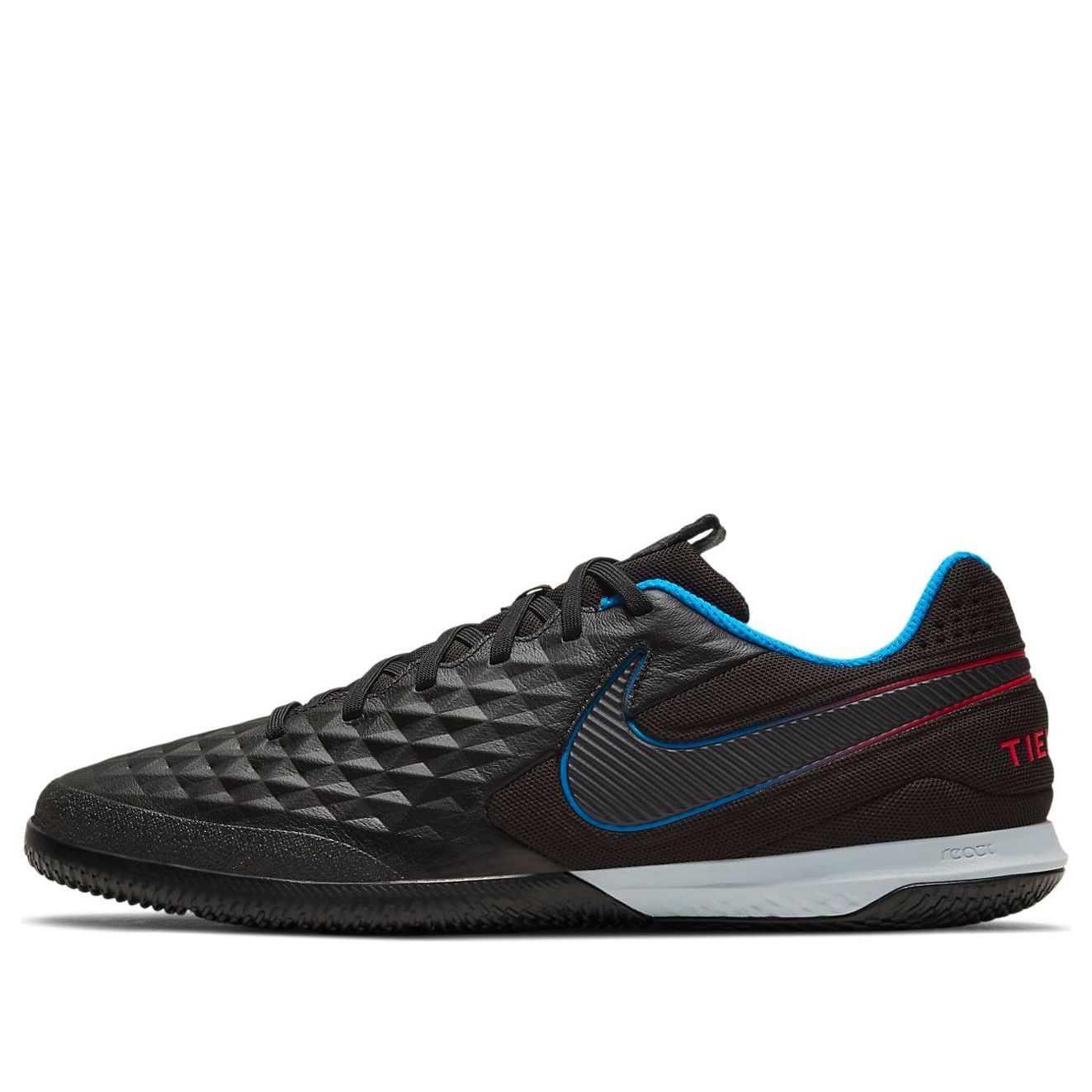 Nike Tiempo React Legend 8 Pro IC 'Black Blue' AT6134-090