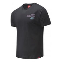 New Balance Men's New Balance 4 Round Neck Printing Short Sleeve Black AMT01564-BK