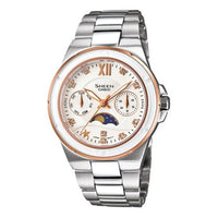 CASIO Waterproof Sports SHEEN WhiteGold Analog SHE-3500SG-7A