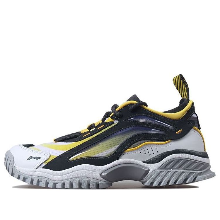 Li-Ning Running Shoes White/Black/Yellow AGLP089-1