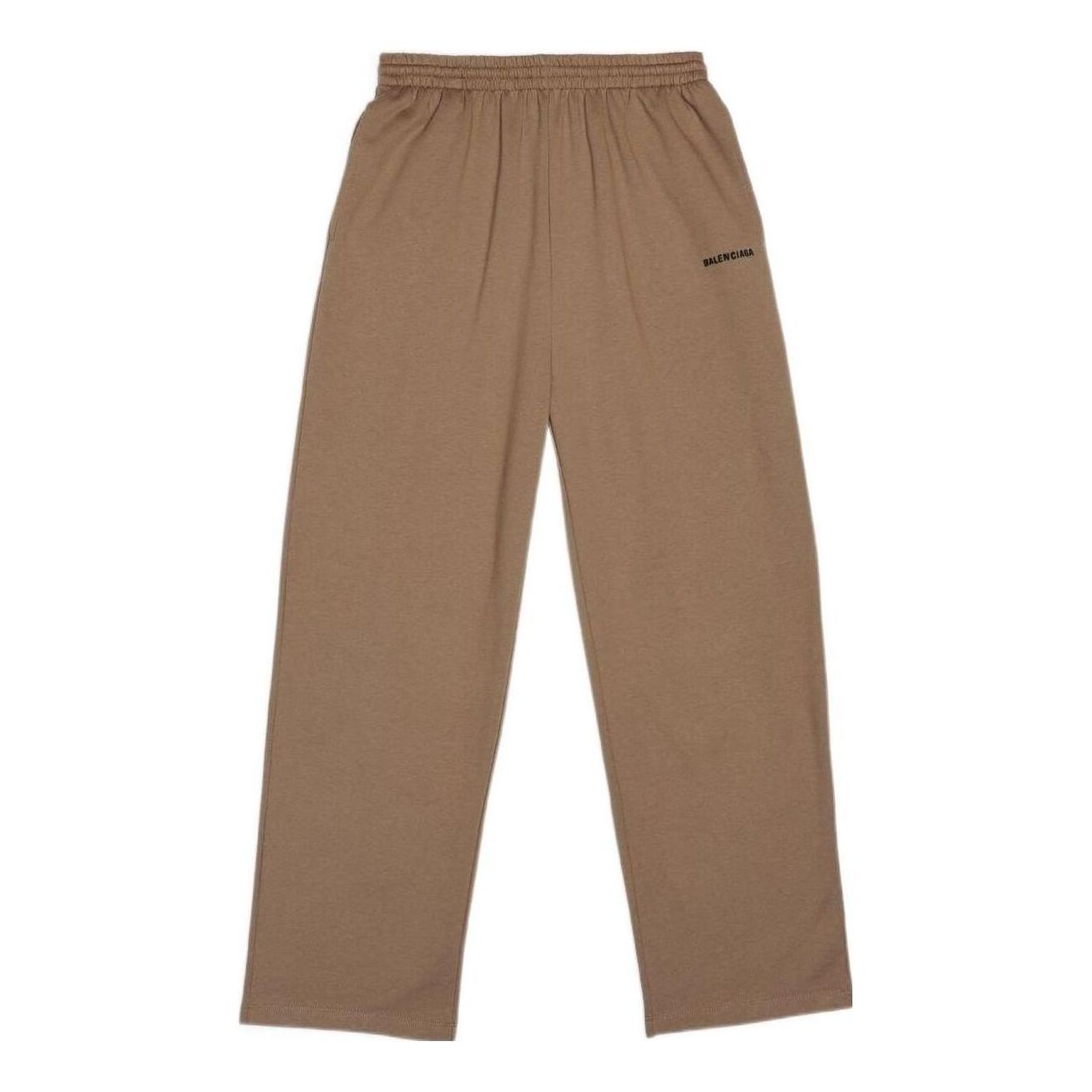 Balenciaga Embroidered Logo Cotton Jogging Pants 'Brown' 674594TMVF57761