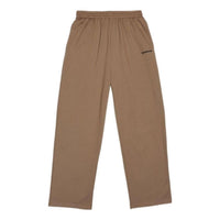Balenciaga Embroidered Logo Cotton Jogging Pants 'Brown' 674594TMVF57761