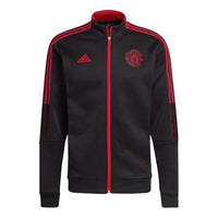 adidas Manchester United Soccer/Football Casual Sports Jacket Black GR3901