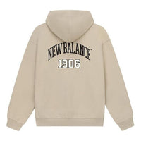 New Balance Varsity Fleece Hoodie Asia Sizing 'Beige Black' 5CD38831-LBE