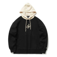 (WMNS) Li-Ning x Disney Crossover Cartoon Printing Hoodie 'Black Beige' AWDR138-3