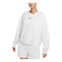 (WMNS) Nike Sportswear Collection Essentials Oversized Crew Sweatshirt 'White' DJ7666-511
