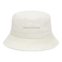 New Balance Wordmark Logo Fleece Bucket Hat 'White' LAH14002-CRM
