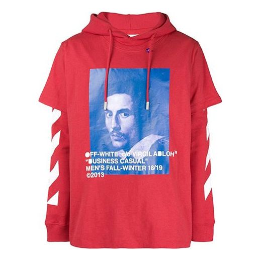 Off-White Diag Bernini LS Tee OMBB042F18192011-RD