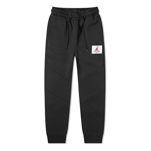Air Jordan Fleece Cozy Bundle Feet Sports Pants Black CV6148-010