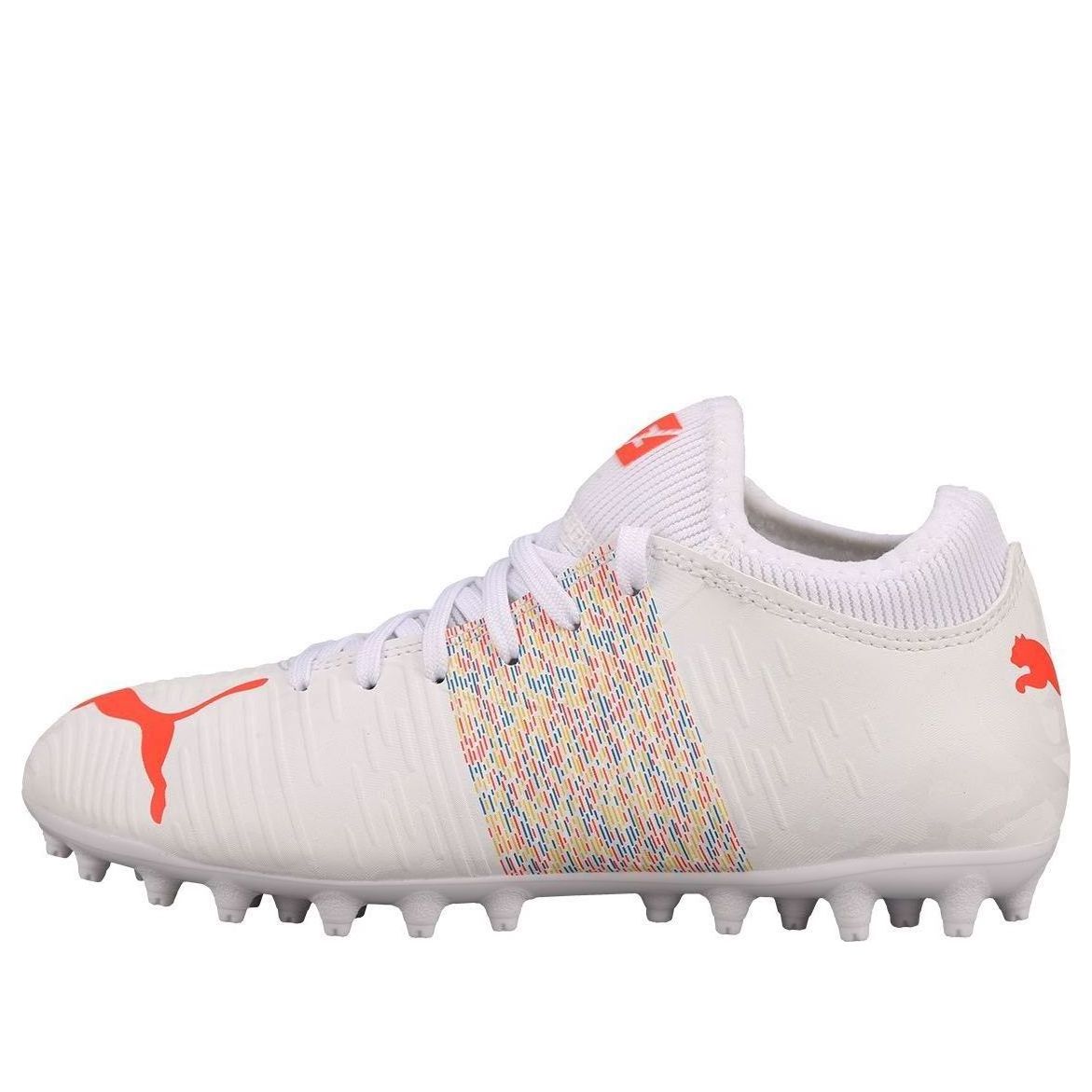 (GS) PUMA Future Z 4.1 MG Jr Soccer Shoes K White/Red 106401-03